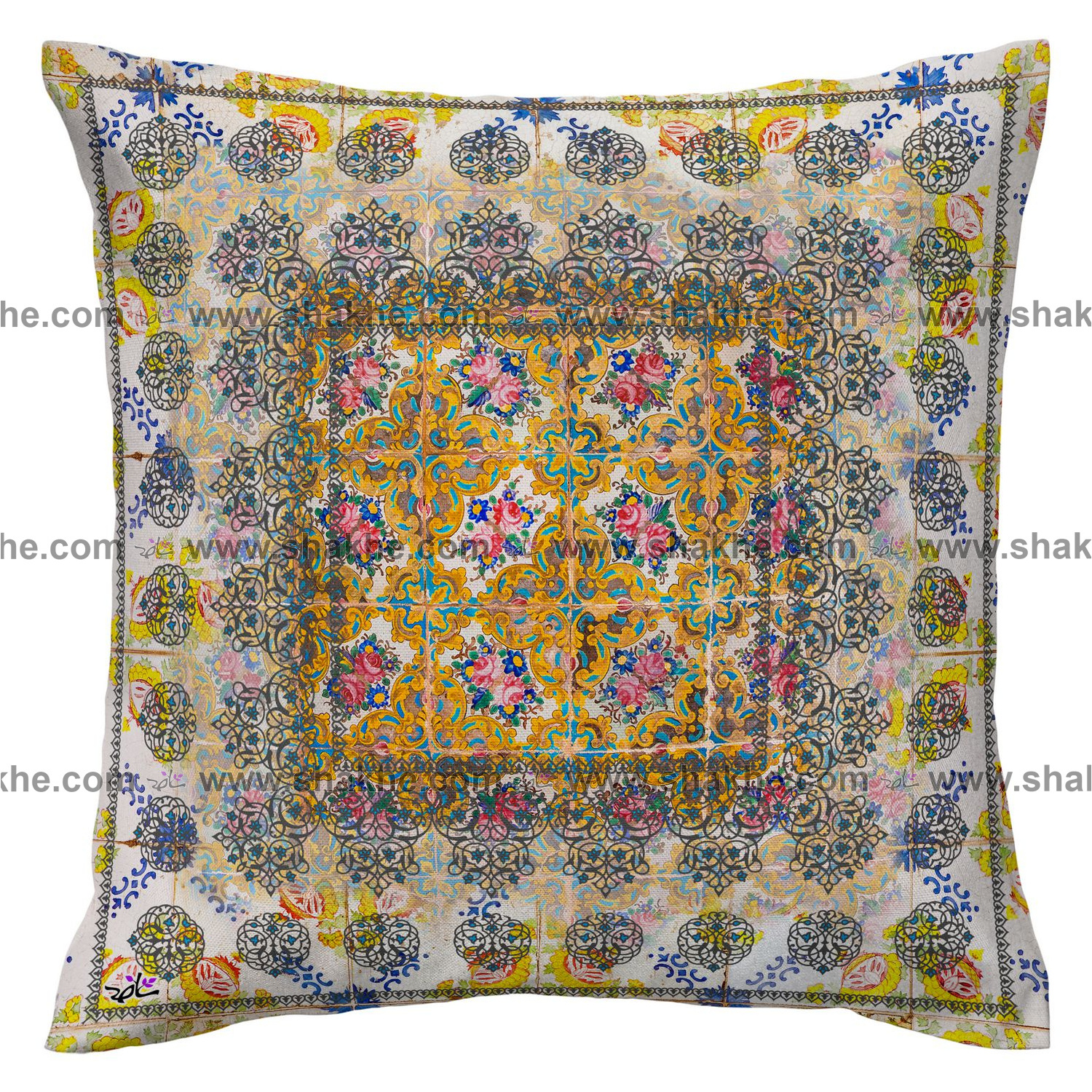 Nasir al-Molk Tile Cushion