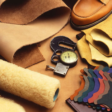 Shoe Leather and Reinforcing Layers
