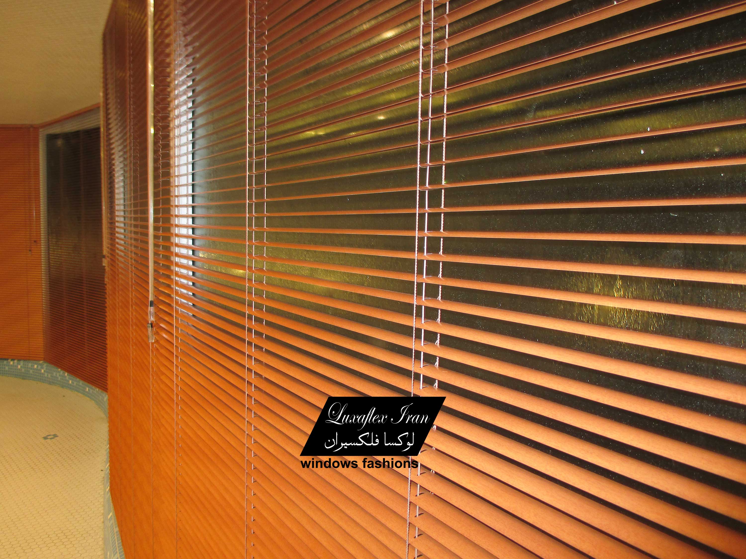 25mm Wood Grain Aluminum Venetian Blind